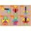 Farebné drevené puzzle 5