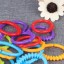 Farebné plastové krúžky pre bábätká - 24 ks 3