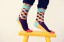 Farebné ponožky so vzorom 1