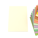 Farebný papier A5 20 ks jemný popisovateľný silný tvrdý papier pre scrapbooking papierenské projekty album tvorenie 15