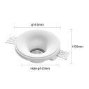 Faretto incassato in gesso nv1030 GU10 rotondo φ140mm luce bianca calda illuminazione da soffitto 2