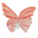 Farfalla decorativa su stecca 50 cm decorazione in seta per addobbi nuziali, composizioni festive per tavoli e decorazioni per feste 2