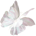 Farfalla decorativa su stecca 50 cm decorazione in seta per addobbi nuziali, composizioni festive per tavoli e decorazioni per feste 1
