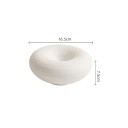 Farfurie de servire din ceramică cu centru adânc 16,5 x 7,5 cm farfurie albă din ceramică pentru servirea deserturilor și preparatelor 3