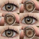 Färgade kontaktlinser mjuka hydrogel med mörk kant realistisk effekt diameter 14.5 mm för dagligt bruk 2