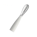 Färgskrapa och spackelspade 3,8 cm blad 22,7 cm längd rostfritt stål silver vit handtag för gips och ytreparationer 1