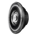 Fari LED con anabbaglianti e abbaglianti, halo DRL e indicatori di direzione 7" 176 mm proiettori PMMA/PC 60W IP67 neri per Lada Niva 4x4 4
