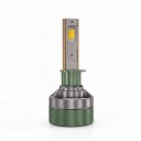Fari LED H1, lampadine con controllo tramite app Bluetooth, 1500 W, 3000–8000 K, chip CSP, alluminio, verdi, per auto 12V/24V 4