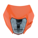 Fari LED per motocicli a 5 diodi per Enduro 2014–2016 Luce anteriore universale Maschera per motocross Faretto LED anteriore Ricambio 5