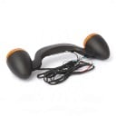 Fari posteriori LED per freni e indicatori di direzione per moto con illuminazione targa, diametro 64 mm, per Harley Davidson Street Glide 10