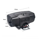 Faro Esterno per Moto 18W 12 LED 12 x 5,5 x 5 cm Plastica ABS 12V 1800 lm Luce Aggiuntiva per Moto Scooter Fuoristrada Illuminazione LED 2