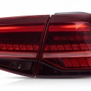 Faróis traseiros com pisca dinâmico, conjunto de 4 peças, LED plug and play, fumado vermelho, para VW Golf 7 e Golf 7.5 hatchback 2013–2020 4