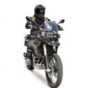 Farol LED com luz diurna DRL, faróis de máximos e de mínimos 65 W, caixa de alumínio, IP67, preto para BMW F650GS, F700GS, F800GS 3