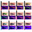 Farvede eyeliner 12 stk. 2