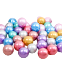 Farvede fødselsdagsballoner 25 cm 10 stk 4