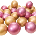 Farvede fødselsdagsballoner 25 cm 10 stk 5
