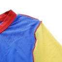 Farverig crop top til kvinder A885 4