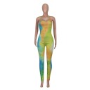 Farverig damejumpsuit A2894 8