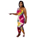 Farverig damejumpsuit A2894 1