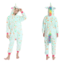 Farverig enhjørningsjumpsuit til piger 4