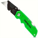 Farverig foldbar universalkniv med udskifteligt blad Metalhus Sikkerhedslås Præcis skæring Universalkniv til pakker og kartoner 4