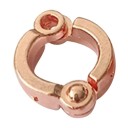 Farverig metalring 6 mm til fugleben Identifikationsklips i legering til ringmærkning af kanariefugle, papegøjer og mindre fugle 6
