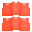 Farverig sportsvest med høj synlighed Sæt med trøjer med høj synlighed Sportstrøje med høj synlighed til børn 6 stk. 6