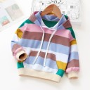 Farverig sweatshirt til piger L560 8