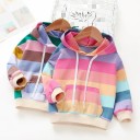 Farverig sweatshirt til piger L560 3