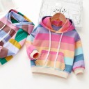 Farverig sweatshirt til piger L560 4