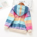 Farverig sweatshirt til piger L560 5