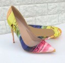 Farverige pumps til kvinder, Angie 2