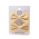 Fasce a quadretti per capelli 2 pz Fermagli con fiocco 6,4 x 3,8 cm Accessorio elegante Fermagli con fiocco Acconciatura stilosa Accessori per capelli carini 9