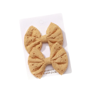 Fasce per capelli 2 pz Fermagli ricamati floreali 6,4 x 3,8 cm Accessori per capelli eleganti Decorazione floreale per capelli Acconciatura stilosa 13