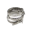 Fascette di serraggio in acciaio inox 10 pz 2