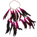 Fascia indiana con piume 52,5 x 41 cm Accessorio per testa indiana da carnevale Accessorio per costumi per feste, festival, cosplay 8