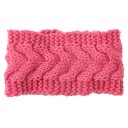 Fascia per capelli ampia e lavorata a maglia con un motivo a treccia pronunciato Fascia calda per capelli in lana Per le giornate 1