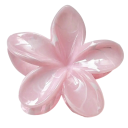 Fascia per capelli da donna 6 x 8 cm Elegante fermaglio floreale Fermaglio in metallo lucido per capelli Fissaggio solido dell'acconciatura Accessorio per capelli stiloso 6