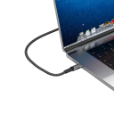 Fast Charging Dual USB C Cable 240 W 50 cm with 90° Connector Short Data Cable PD 3.1 48V 5A for Charging and Data Transfer Laptops Phones 6