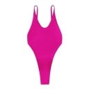 Fatos de banho femininos de uma peça com recortes e alças ajustáveis em poliéster e elastano monokini para praia e natação 1
