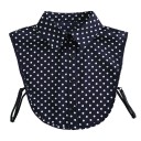 Faux col pour femmes à pois Col amovible Col décoratif élégant pour un pull, une blouse ou une robe Accessoire de mode 1