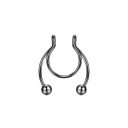 Faux piercing de nez en forme de fer à cheval 2