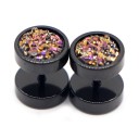 Faux plugs avec cristaux 2