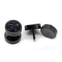 Faux plugs avec cristaux 5