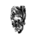 Faux tatouage loup 3