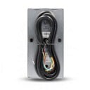 Fechadura de Wifi com código, impressão digital e reconhecimento facial Tuya 132 x 70 x 23 mm RFID 125 kHz e 13,56 MHz Prata Para portas 6