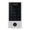 Fechadura Wifi com código, campainha e reconhecimento facial V5 Aplicação Tuya Teclado retroiluminado Prata Sistema de acesso para portas de entrada 1