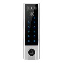 Fechadura Wifi com código e campainha e reconhecimento facial V3 Aplicação Tuya Teclado retroiluminado Prata estreita Para portas de entrada 1