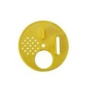 Fecho de favo para colmeia de abelhas 12 pcs Disco de plástico rotativo 6,8 cm Entrada circular 2,6 cm Grelha de ventilação e orifício 5