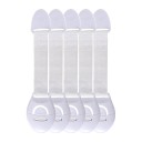 Fecho de segurança infantil para armários e gavetas 5 pcs Correia com duas peças de plástico Proteção contra abertura Plástico ABS 2